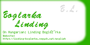 boglarka linding business card